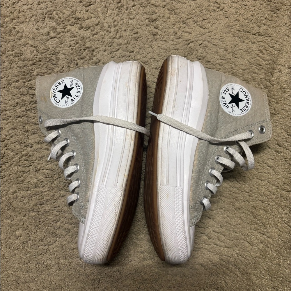 Converse Sage Green High-Top Sneakers